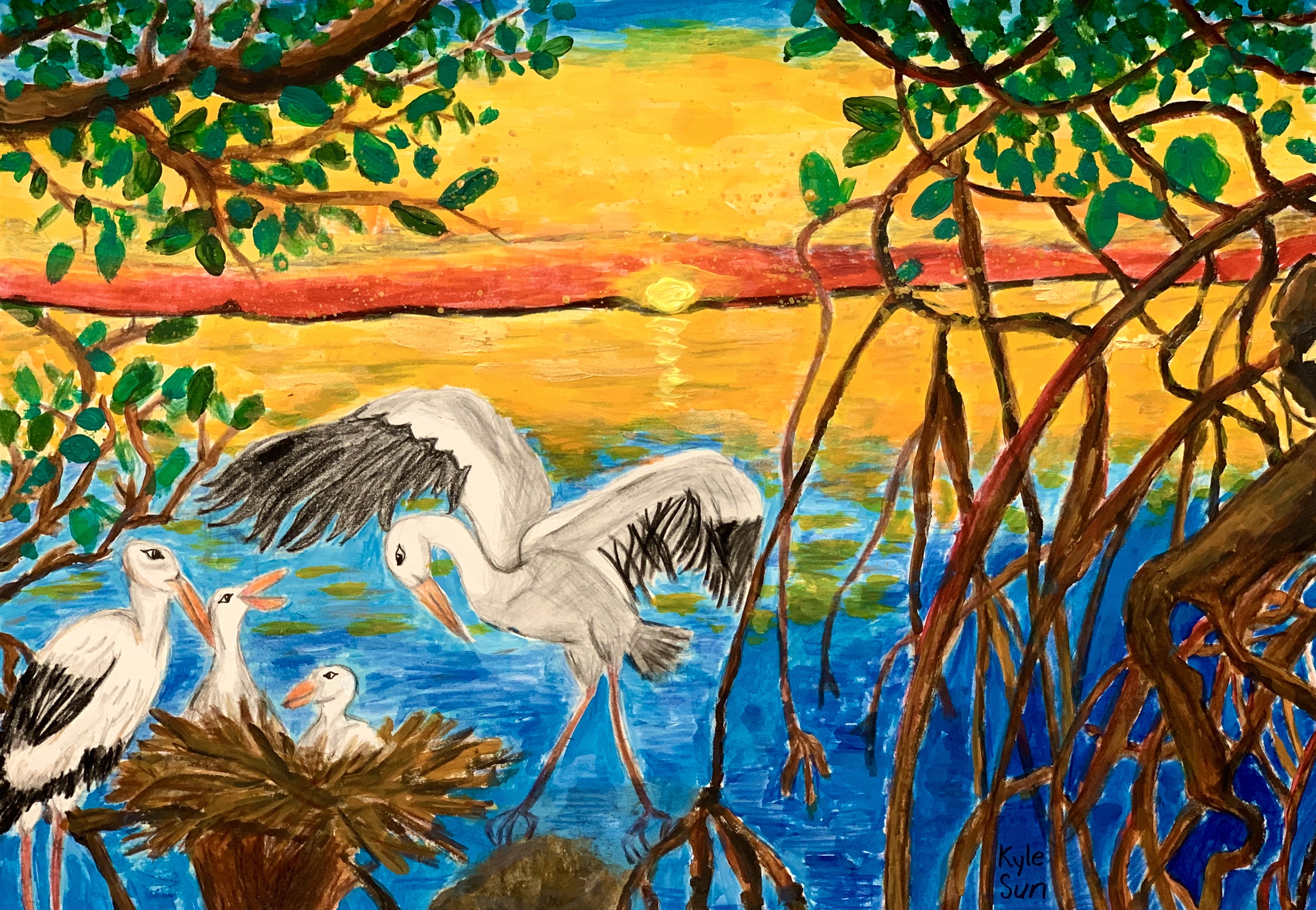 Student artwork by Kyle Sun