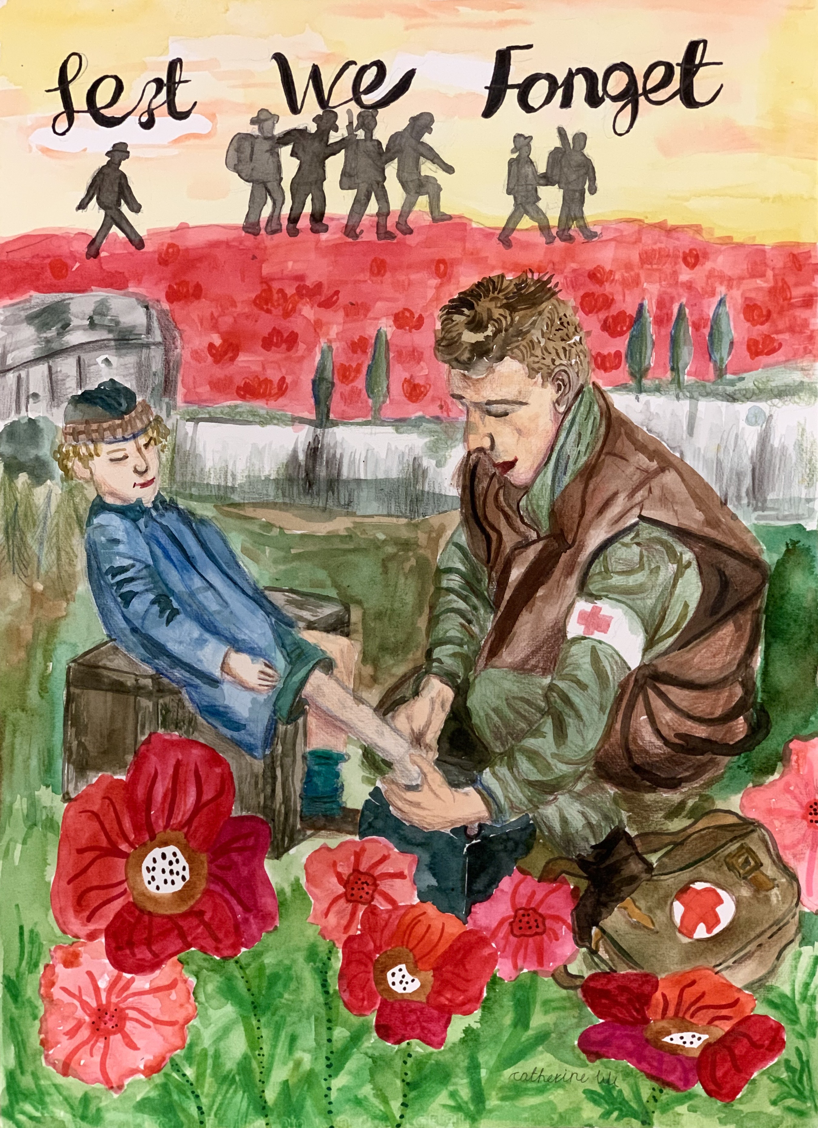 Student artwork by Catherine