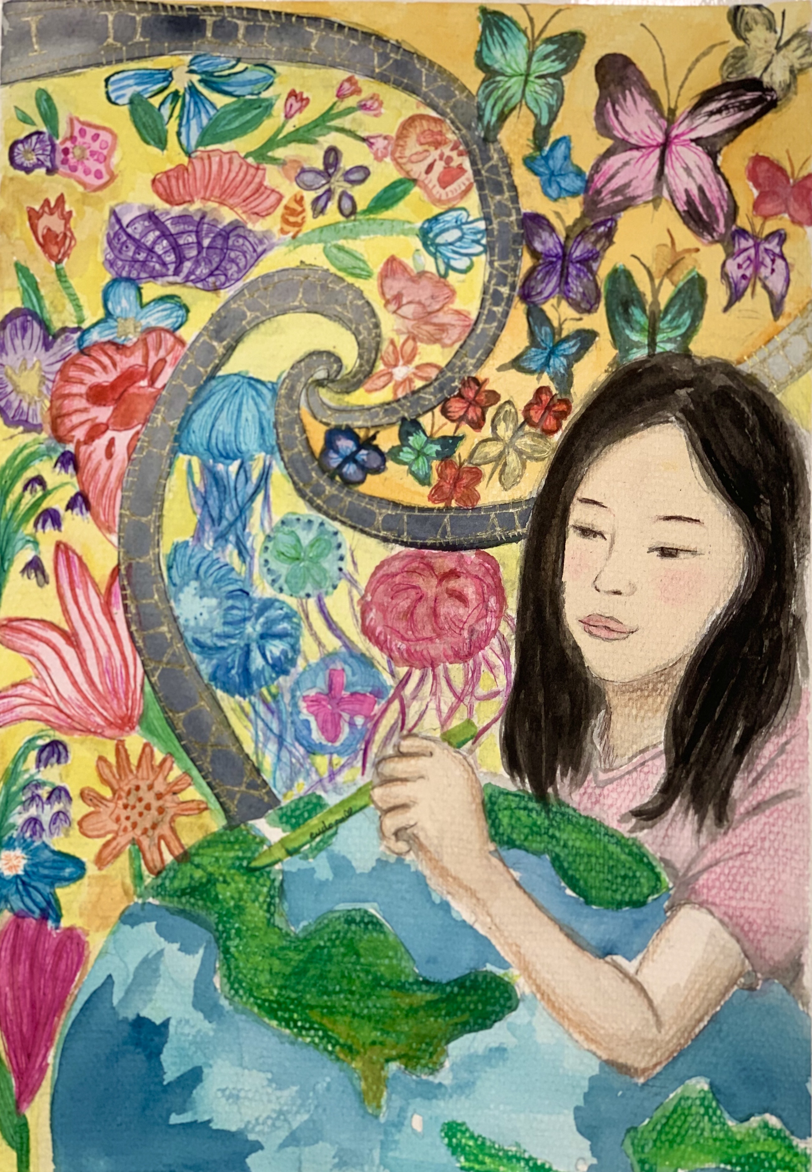 Student artwork by Eudora
