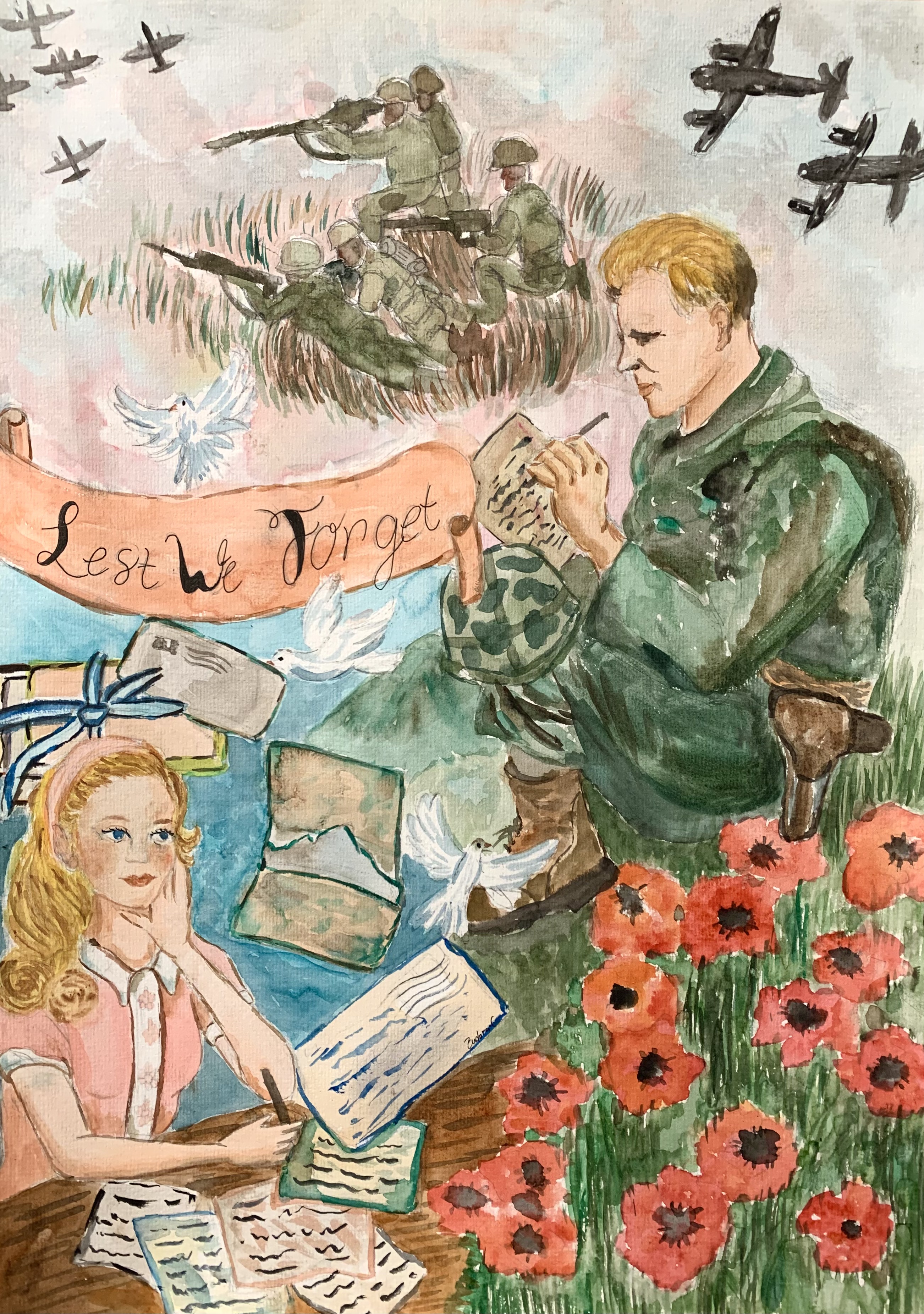 Student artwork by Eudora